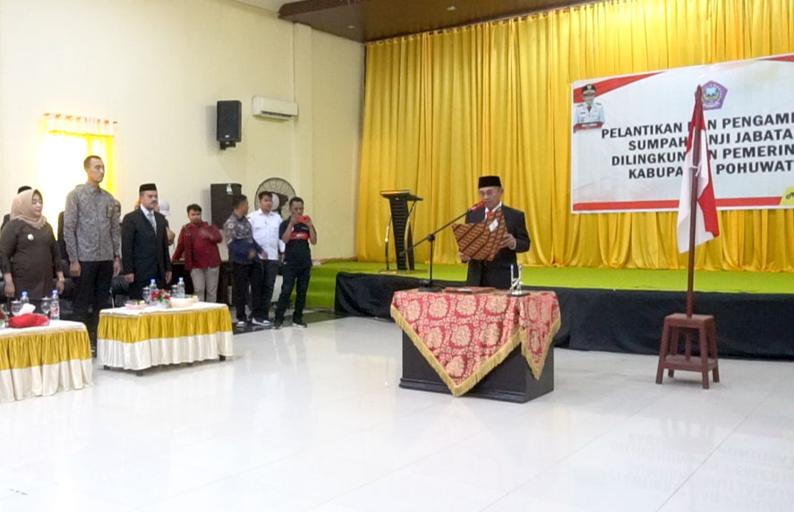 Tiga Camat Yang Dilantik Bupati Pohuwato Pada Senin Tanggal